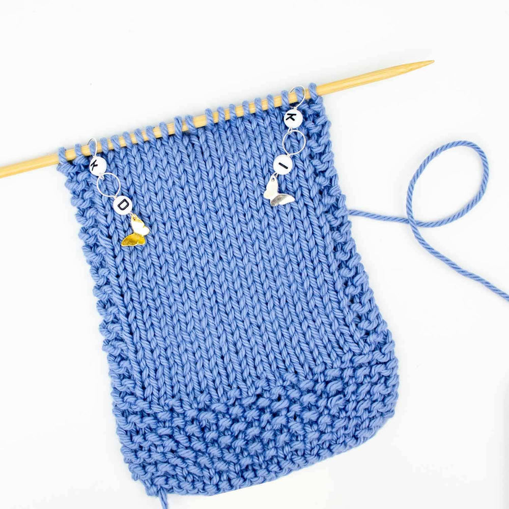 Twice Sheared Sheep - Little Butterflies Increase / Decrease Marker Set - Shae's Stitchery - Stitch Marker