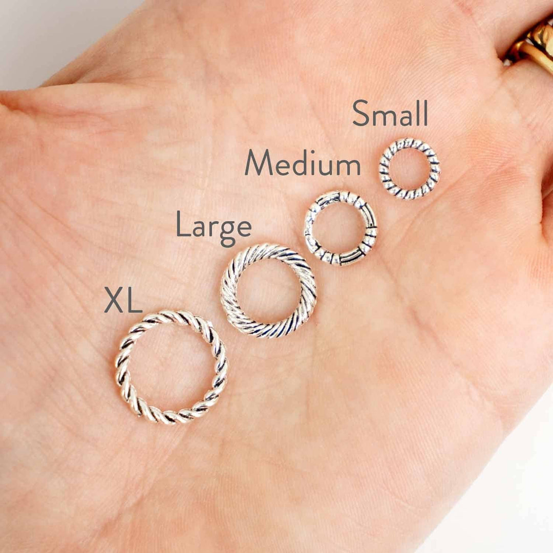 Twice Sheared Sheep - Simple Braided Ring Stitch Markers - Shae's Stitchery - Stitch Marker