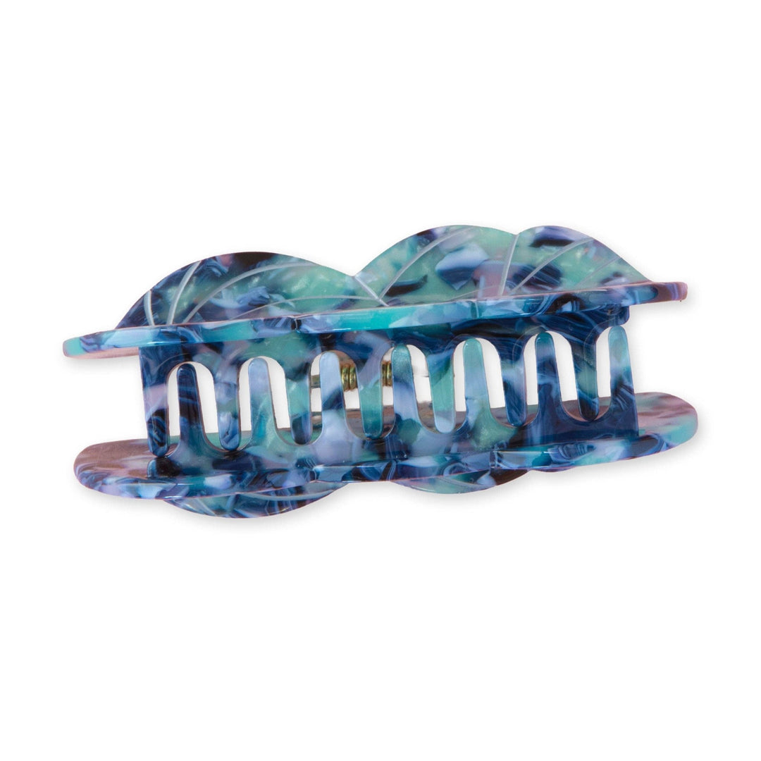 Sarah Hearts - Blue Yarn Skein Hair Claw Clip - Shae's Stitchery - Claw Clip