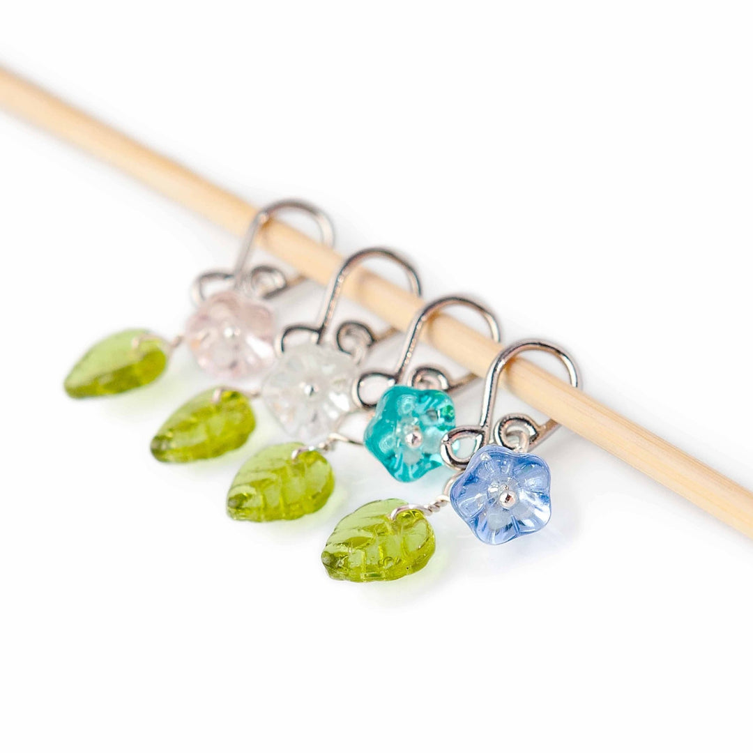 Twice Sheared Sheep - Little Flowers Stitch Marker Set - Shae's Stitchery - Stitch Marker