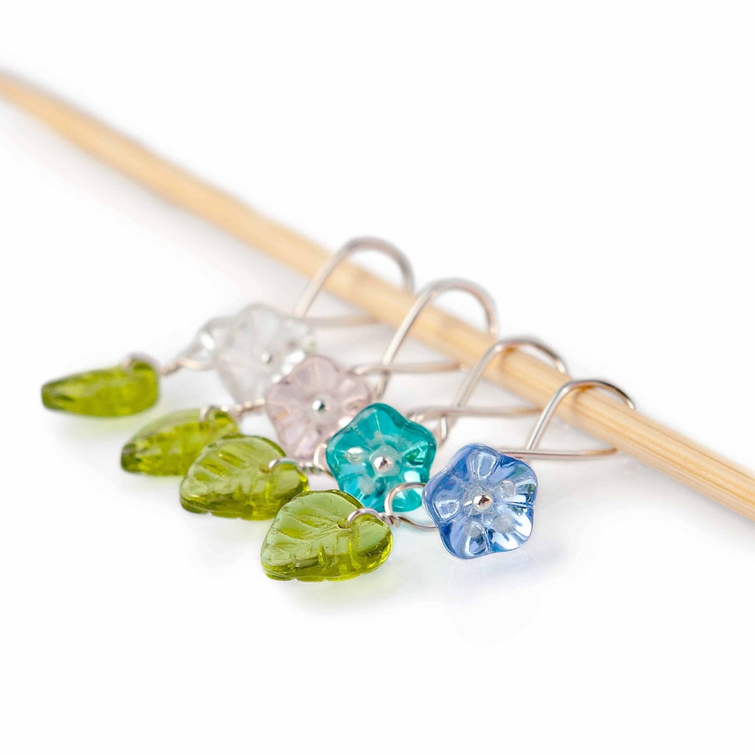 Twice Sheared Sheep - Little Flowers Stitch Marker Set - Shae's Stitchery - Stitch Marker