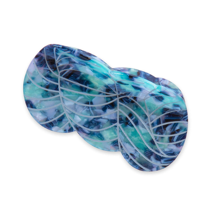 Sarah Hearts - Blue Yarn Skein Hair Claw Clip - Shae's Stitchery - Claw Clip