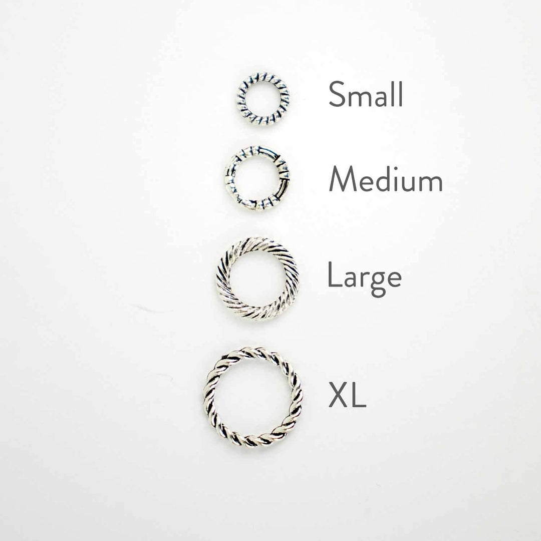 Twice Sheared Sheep - Simple Braided Ring Stitch Markers - Shae's Stitchery - Stitch Marker