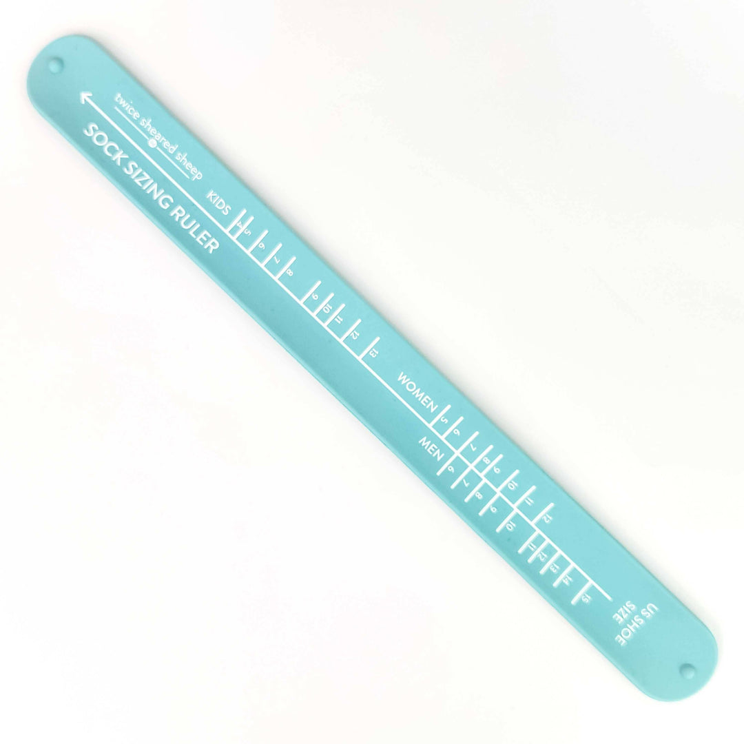 Twice Sheared Sheep - Sock Sizing Ruler - Sock Knitting Bracelet Ruler - Shae's Stitchery - Knitting Notion