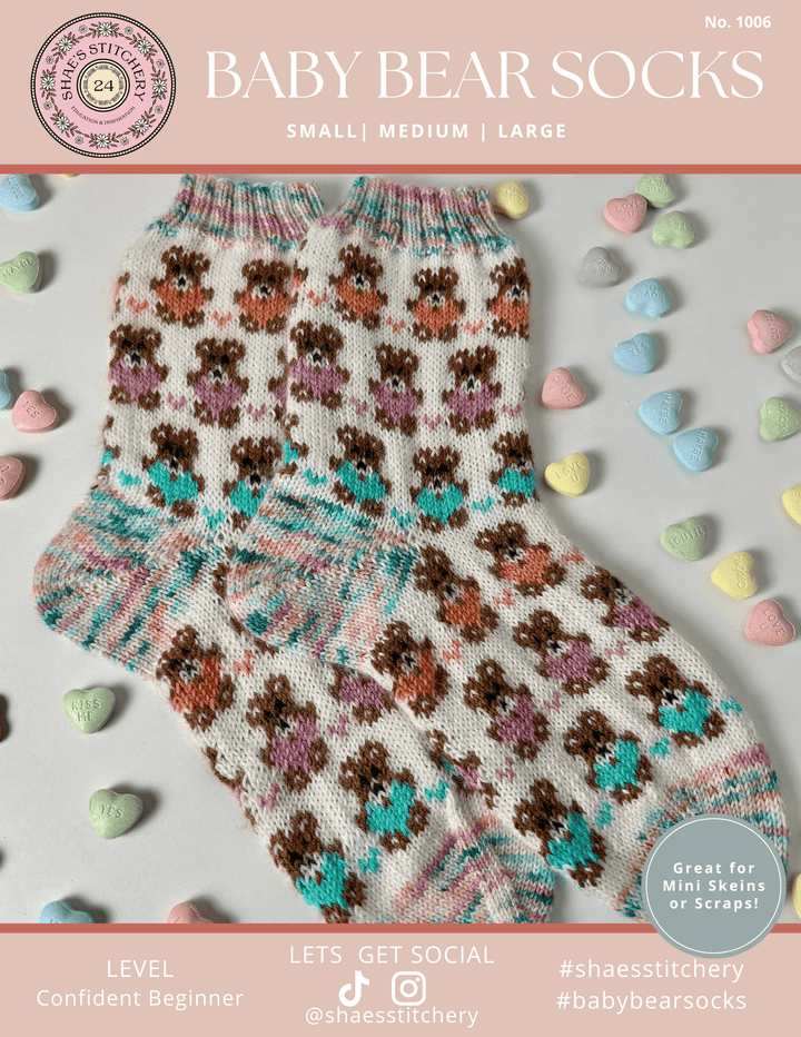 Bear Hugs Quilt Pattern and Sock Pattern Bundle - PDF - Shae's Stitchery - Quilt Pattern and Sock Pattern Bundle