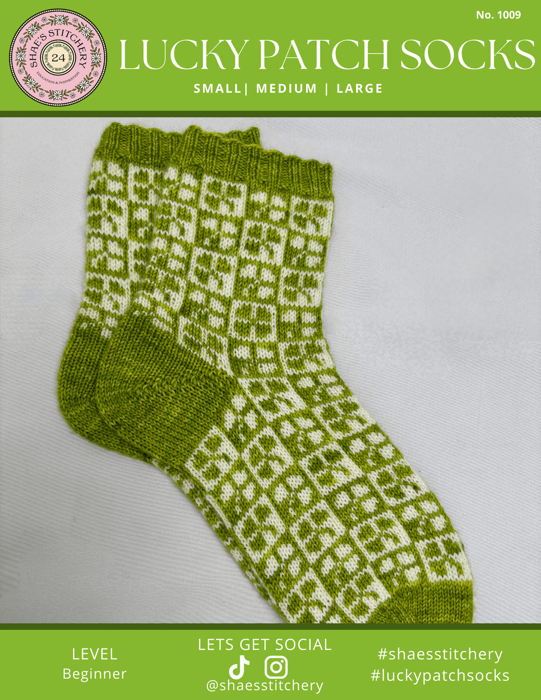 Lucky's Charm Quilt Pattern and Sock Pattern Bundle - PDF - Shae's Stitchery - Quilt Pattern and Sock Pattern Bundle