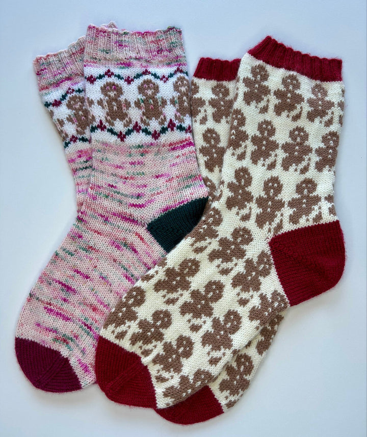 Gingy Sock Pattern Set - PDF - Shae's Stitchery - Sock Pattern