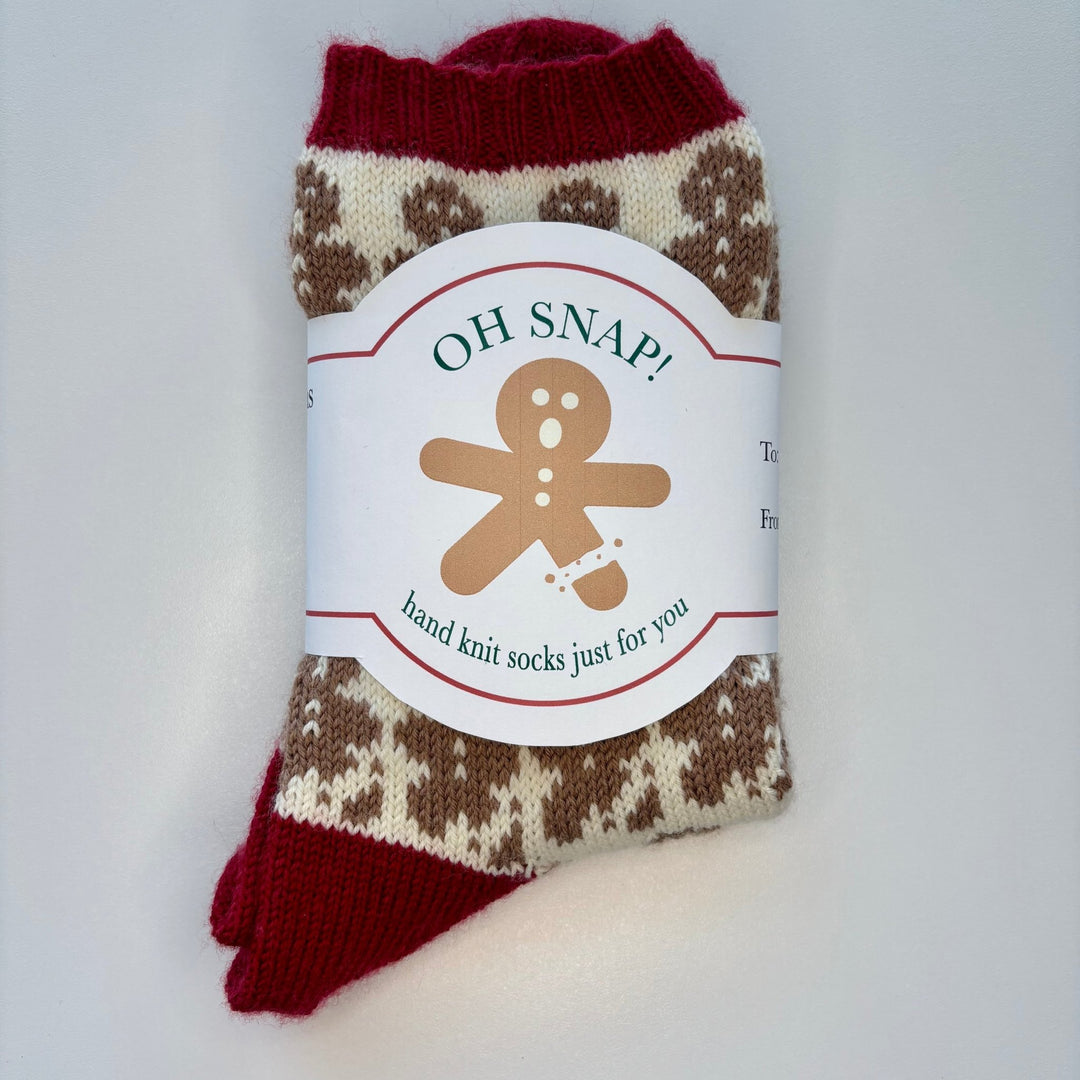 Gingy - SNAP Sock Pattern - PDF - Shae's Stitchery - Sock Pattern