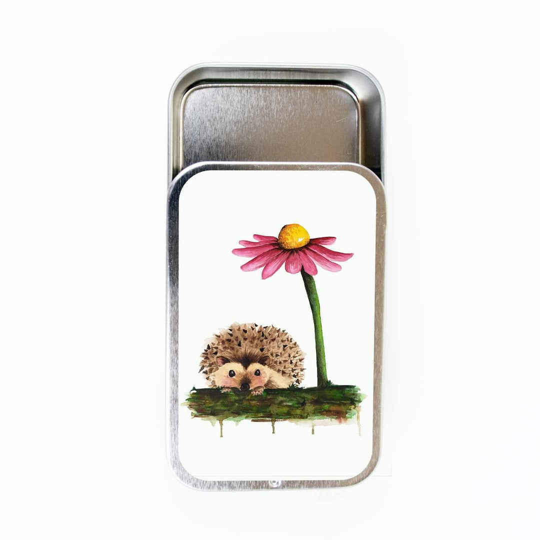 Twice Sheared Sheep - Hedgehog Stitch Marker Tin - Shae's Stitchery - notion tin