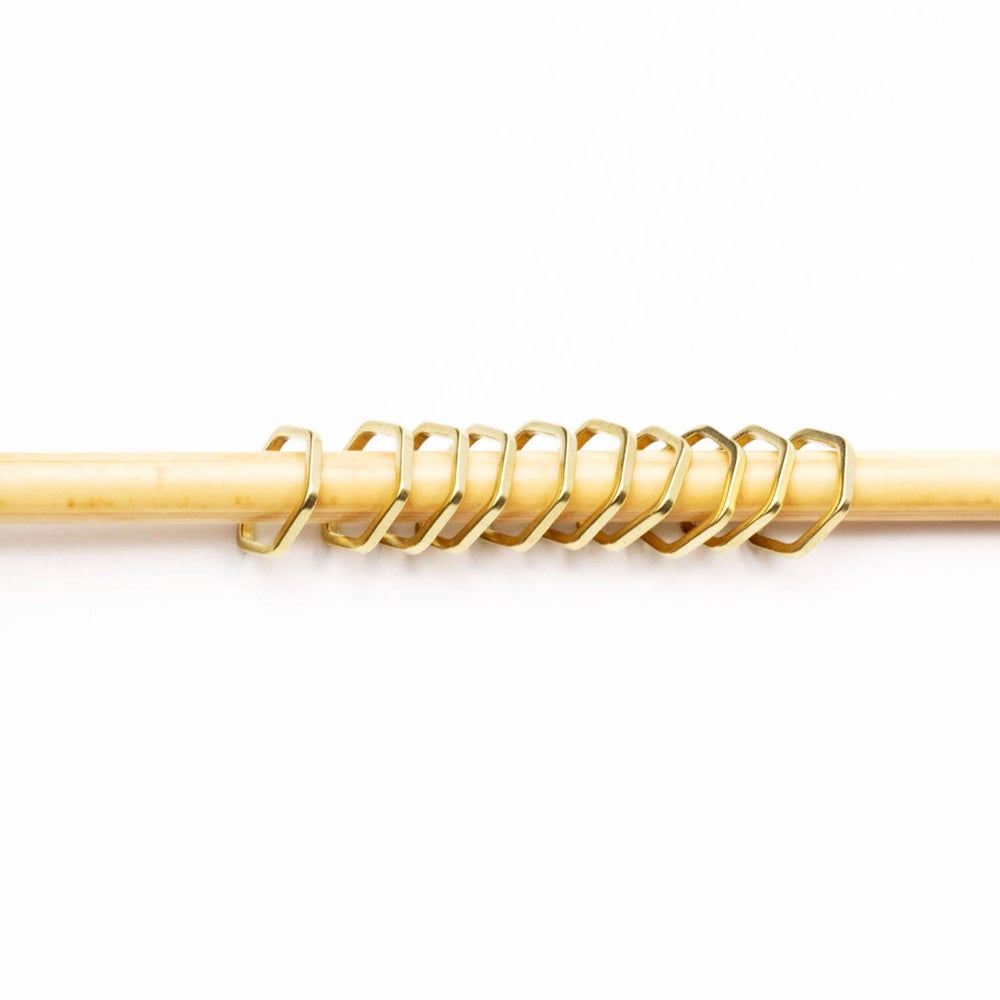 Twice Sheared Sheep - Honeycomb Simple Stitch Markers - Shae's Stitchery - Stitch Marker