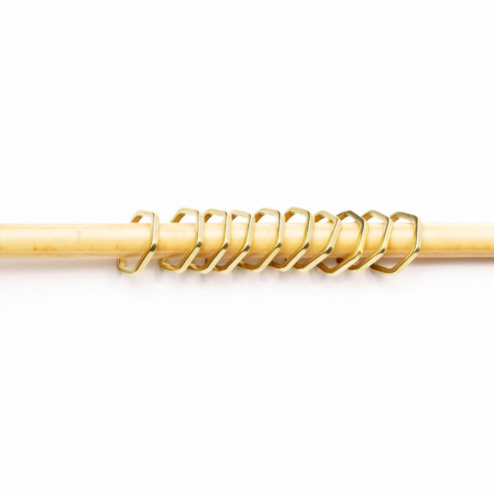 Twice Sheared Sheep - Honeycomb Simple Stitch Markers - Shae's Stitchery - Stitch Marker