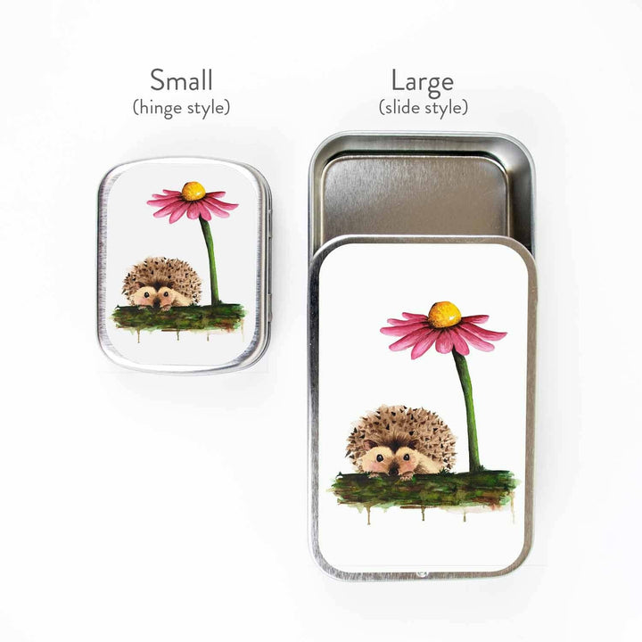 Twice Sheared Sheep - Hedgehog Stitch Marker Tin - Shae's Stitchery - notion tin