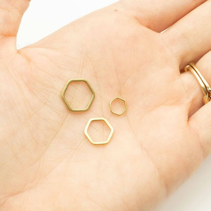 Twice Sheared Sheep - Honeycomb Simple Stitch Markers - Shae's Stitchery - Stitch Marker